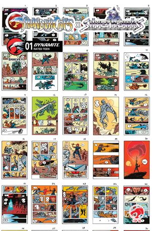 Thundercats X Silverhawks #1 (Cvr I Inc 1:10 Declan Shalvey Layouts Variant)