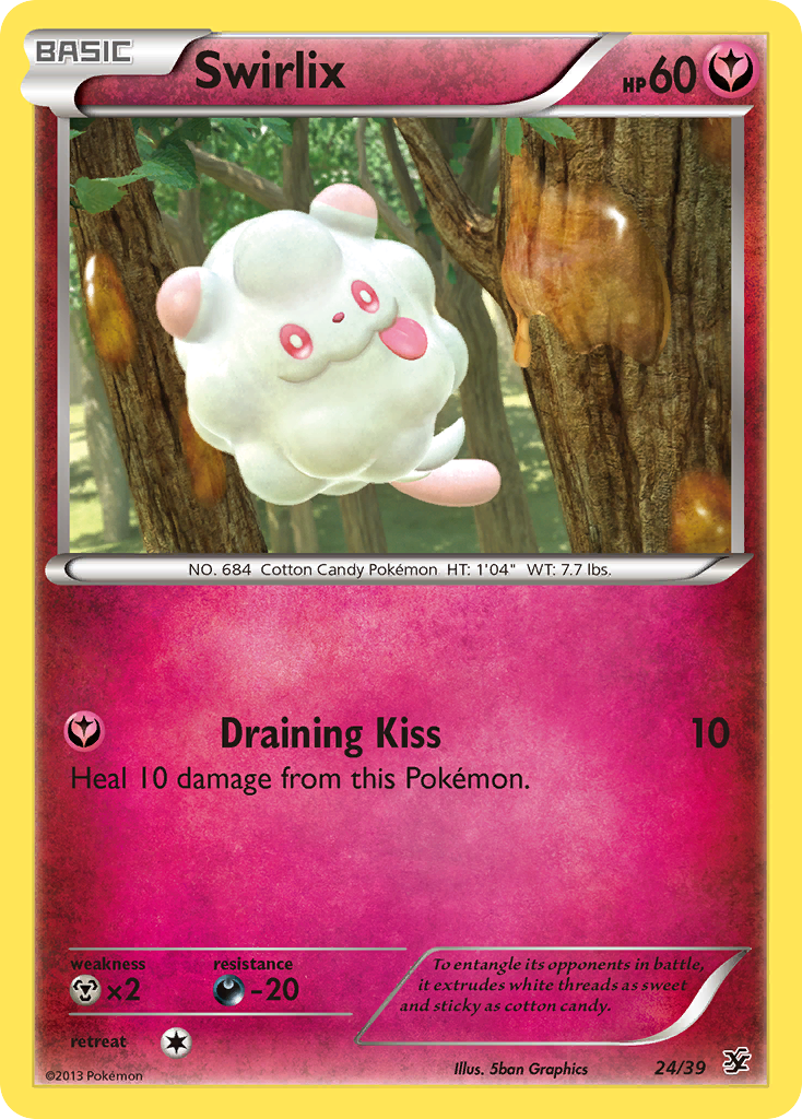 Swirlix (24/39) - Kalos Starter Set Pokémon Card