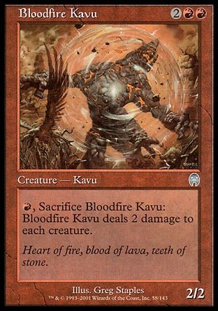 Bloodfire Kavu (Apocalypse) Trading Card