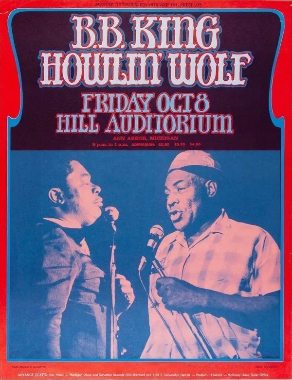 BB King & Howlin Wolf Hill Auditorium 1971