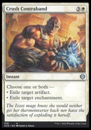 Crush Contraband (Starter Commander Decks) Trading Card