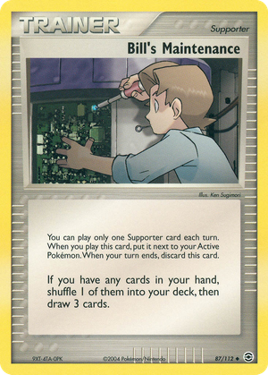 Bill's Maintenance (Trainer: Supporter) (87/112) - FireRed & LeafGreen