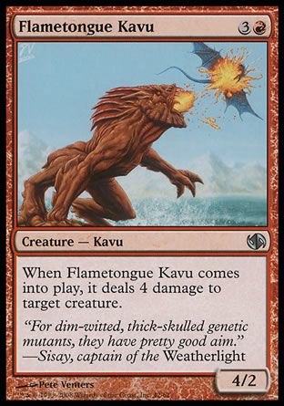 Flametongue Kavu (Jace vs. Chandra) Trading Card