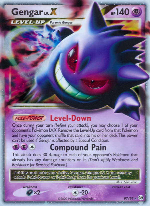 Gengar LV.X (97/99) - Arceus Pokémon Card