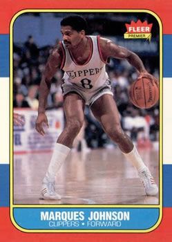 Marques Johnson 1986 Fleer #54 Sports Card