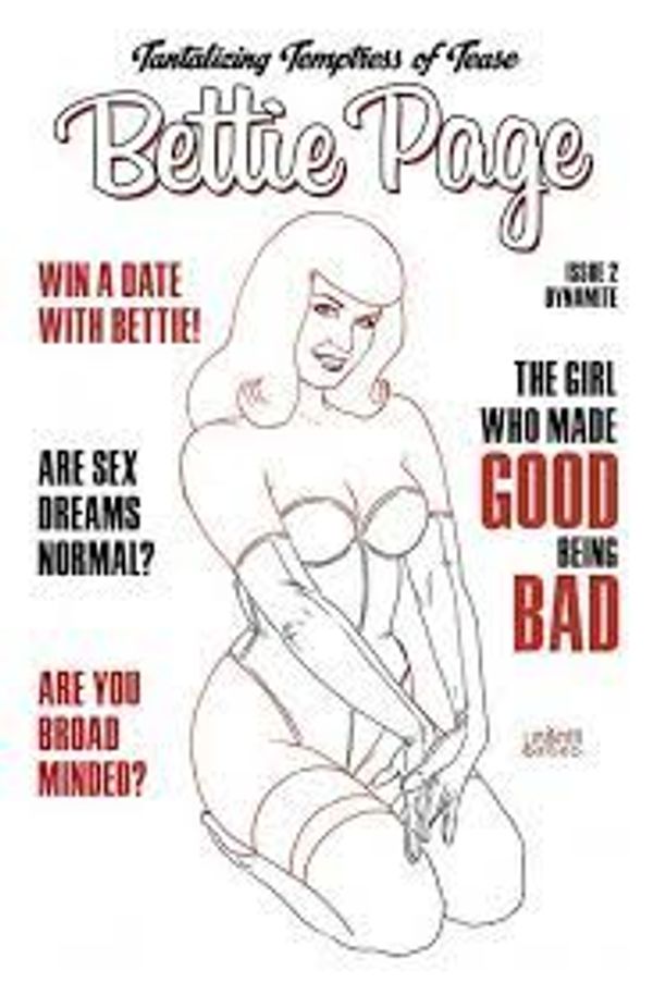 Bettie Page #2 (35 Copy Linsner B&w Cover)