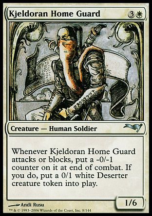 Kjeldoran Home Guard (Coldsnap Theme Decks) Trading Card