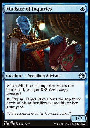 Minister of Inquiries (Kaladesh) Trading Card