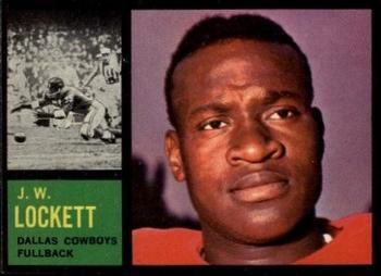 J.W. Lockett 1962 Topps #40 Sports Card