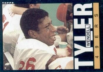 Wendell Tyler 1985 Topps #163 Sports Card
