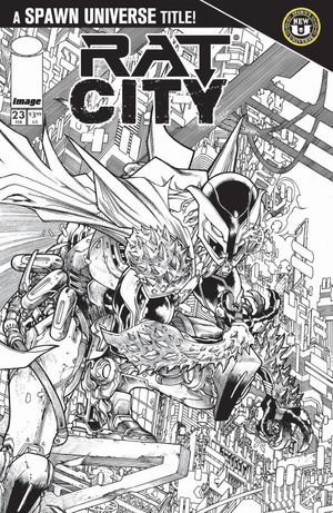Rat City #23 (Cvr B Harvey Tolibao B&W Variant)