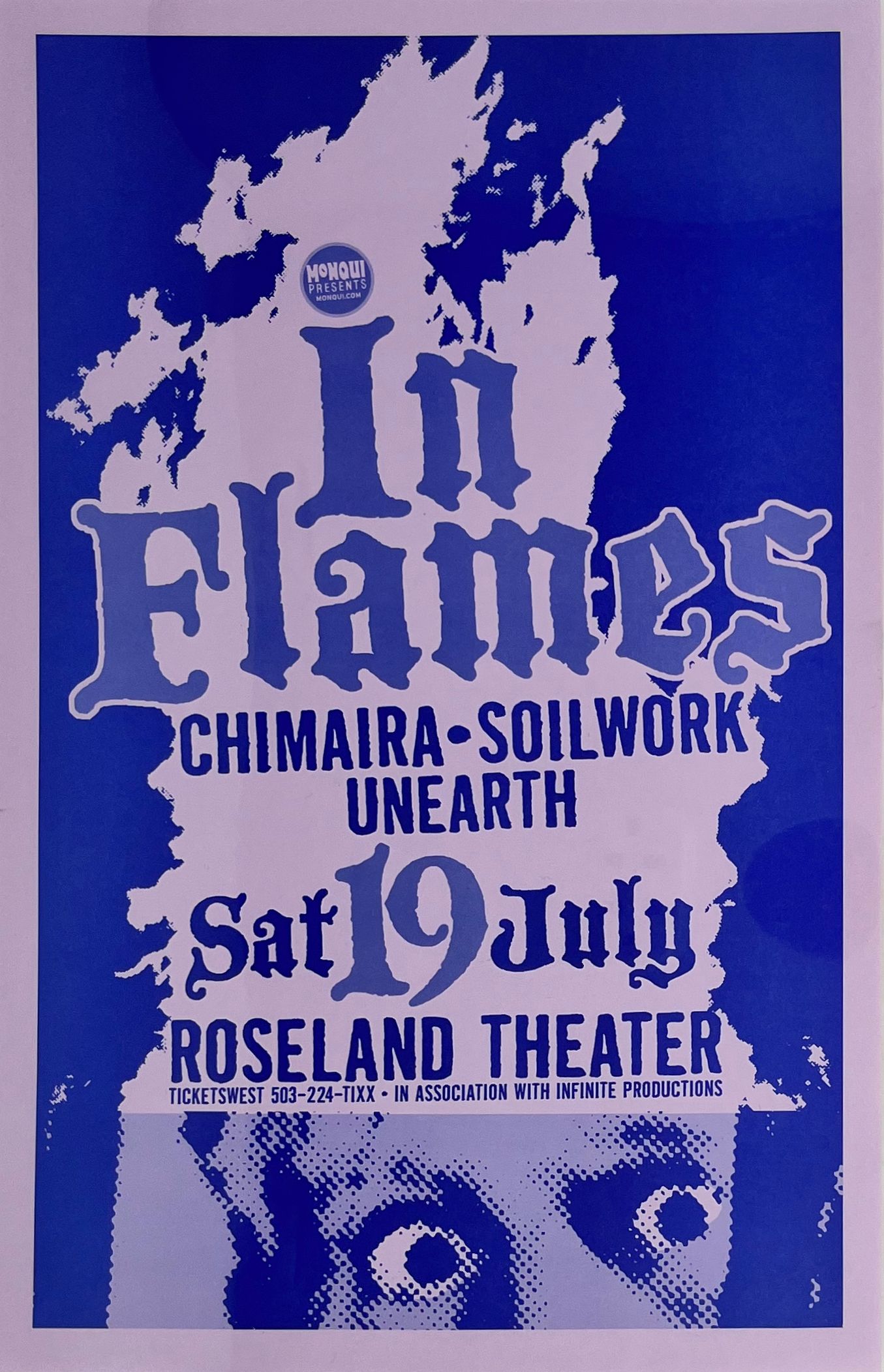 MXP-142.27 In Flames Roseland Theater 2003 Concert Poster