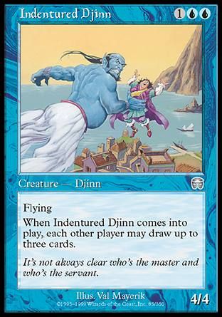 Indentured Djinn (Mercadian Masques) Trading Card