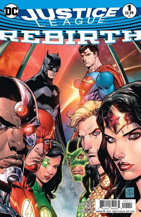 Justice League: Rebirth #1 Comic