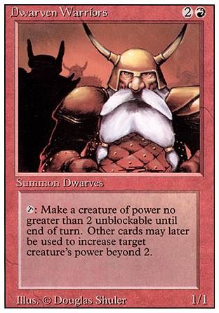 Dwarven Warriors (Revised Edition) Trading Card