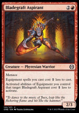 Bladegraft Aspirant (Phyrexia: All Will Be One) Trading Card