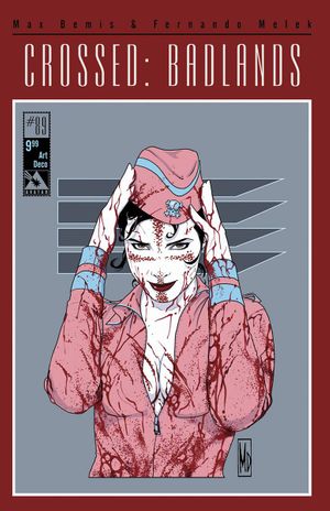 Crossed Badlands #89 (Art Deco Cover)