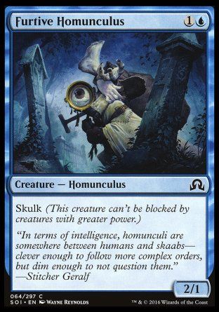 Furtive Homunculus (Shadows over Innistrad) Trading Card