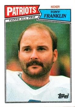 Tony Franklin 1987 Topps #104 Sports Card