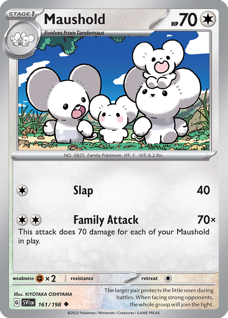 Tandemaus Pokémon Card