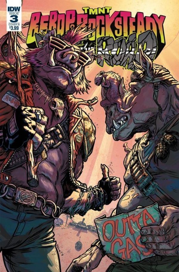 Teenage Mutant Ninja Turtles: Bebop & Rocksteady Hit the Road #3 (Cover B Browne)