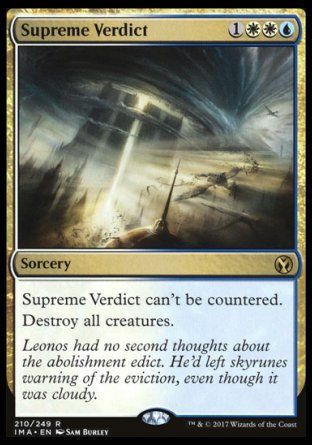 Supreme Verdict (Iconic Masters) Trading Card