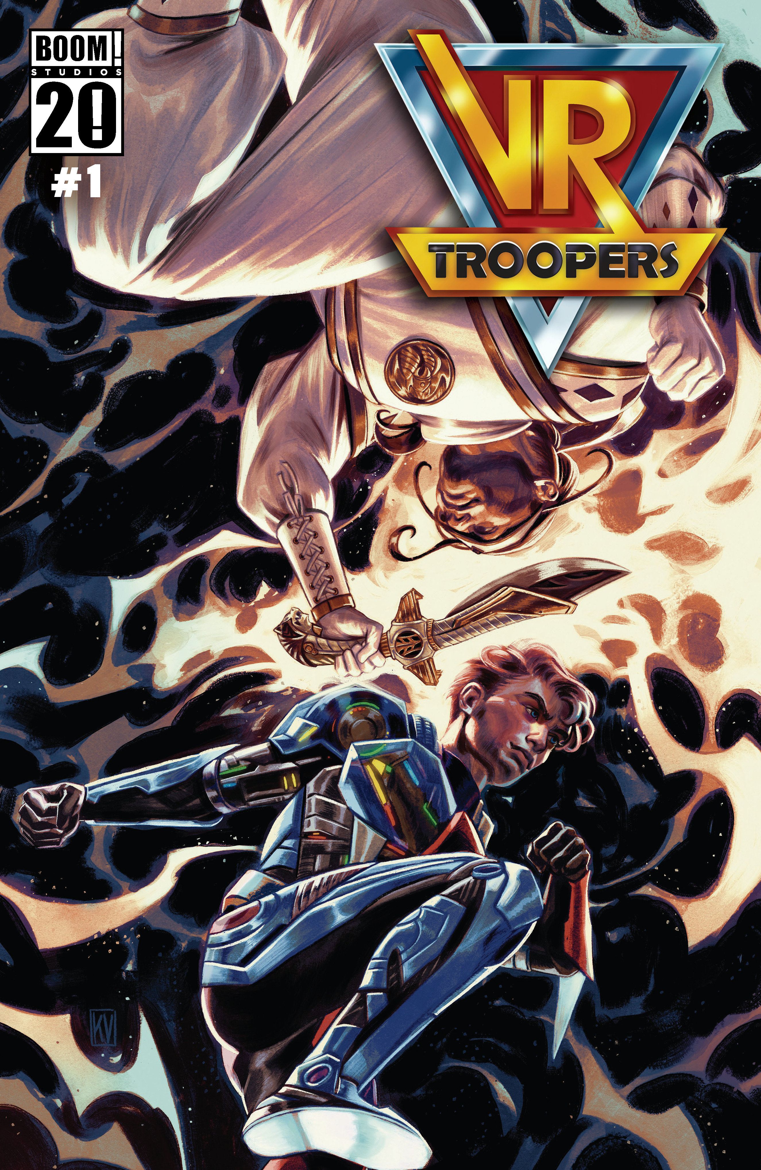 VR Troopers / Power Rangers Flipbook Facsimile Edition #1 (B 1:5 Incv Dressed Valerio) Comic