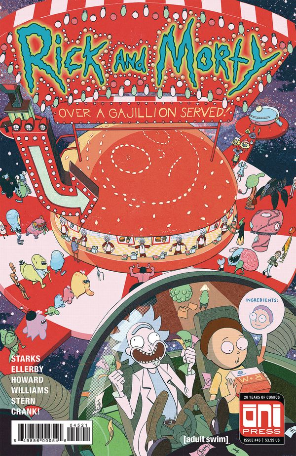 Rick and Morty #45 (Cover B Harvey Variant)