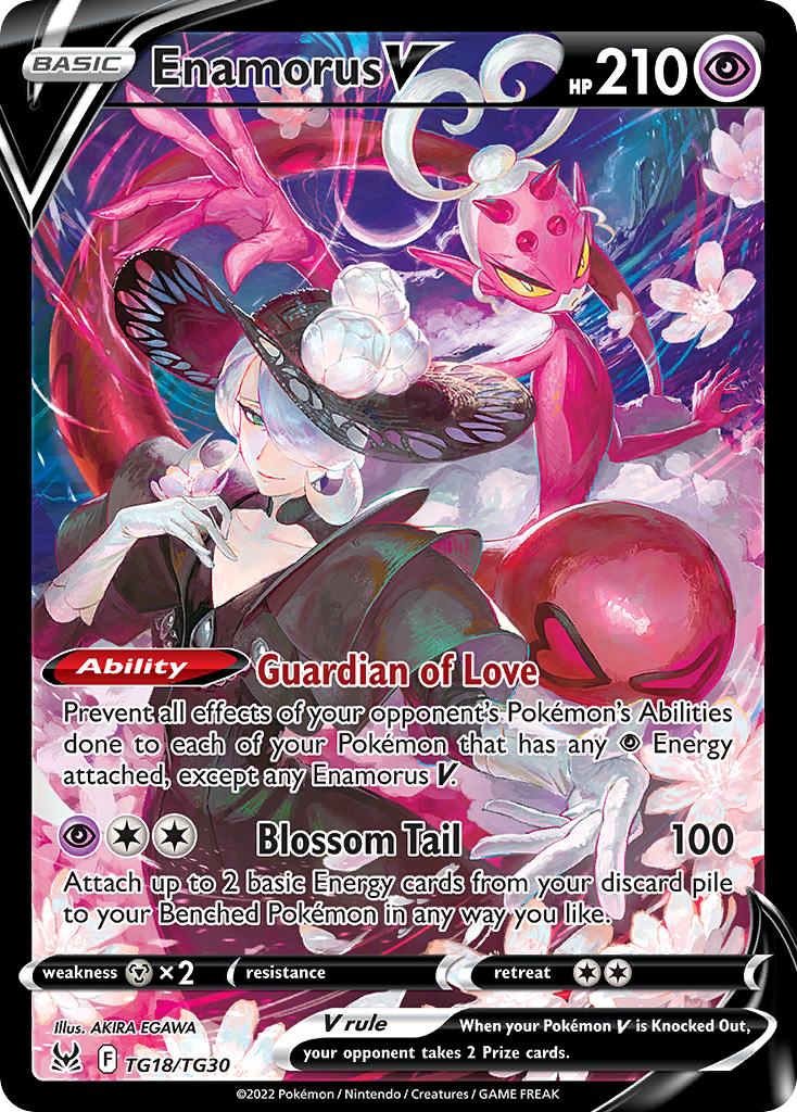 Enamorus V (TG18) - Lost Origin Trainer Gallery Pokémon Card