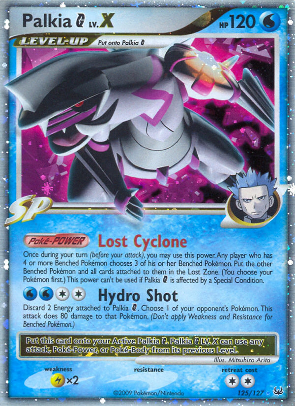 Palkia G LV.X (125/127) - Platinum Pokémon Card