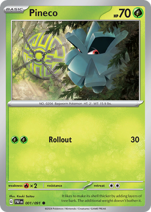 Pineco (1/91) - Paldean Fates