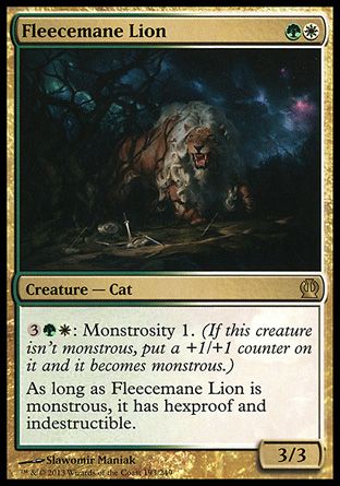 Fleecemane Lion (Theros) Trading Card