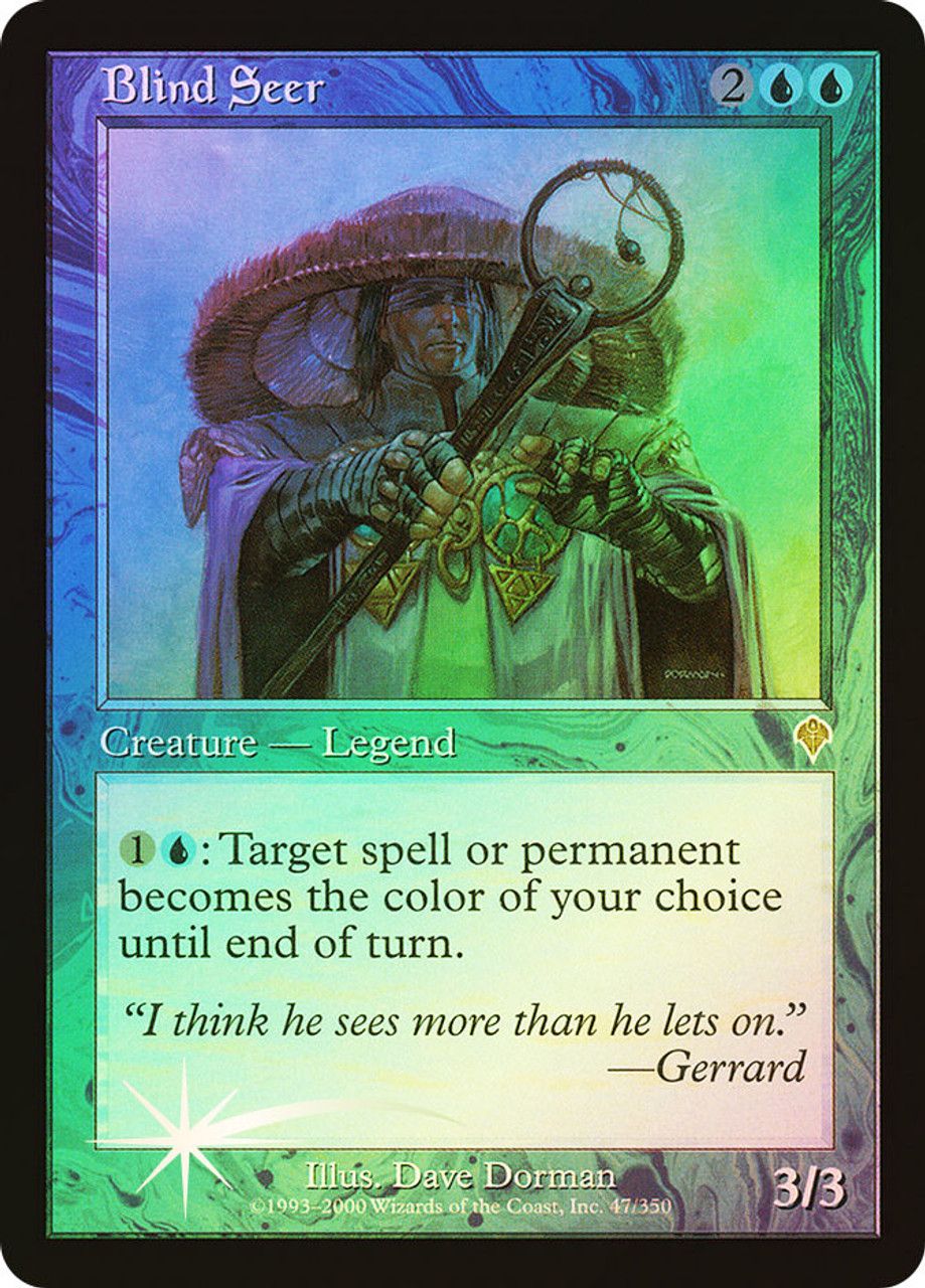 Blind Seer (Invasion - Foil) Trading Card