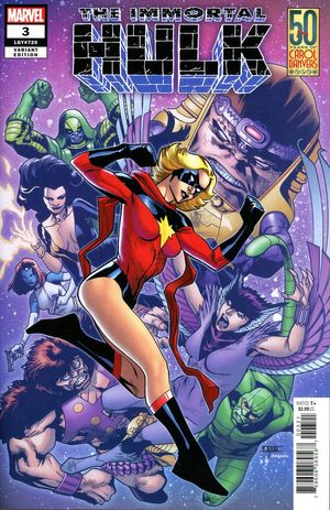 Immortal Hulk #3 (Asrar Carol Danvers 50th Variant)