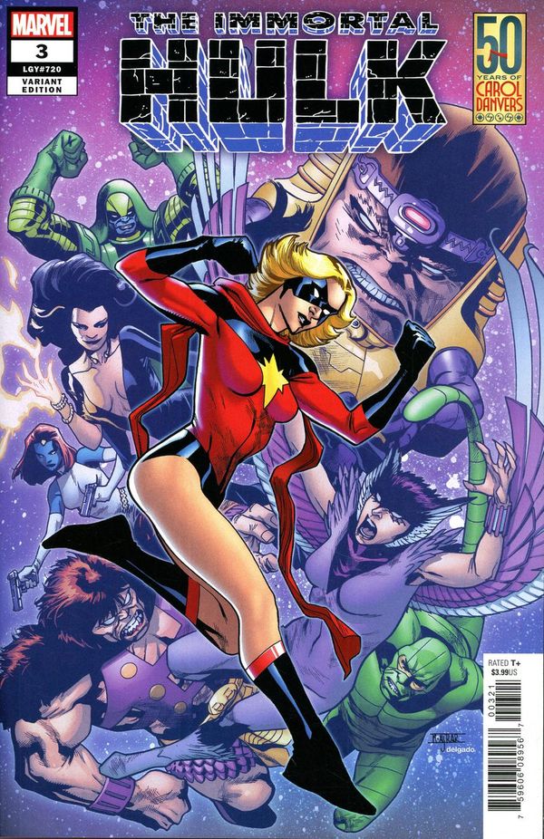 Immortal Hulk #3 (Asrar Carol Danvers 50th Variant)