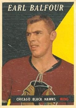 Earl Balfour 1958 Topps #37 Sports Card