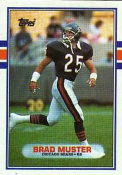 Brad Muster 1989 Topps #71 Sports Card