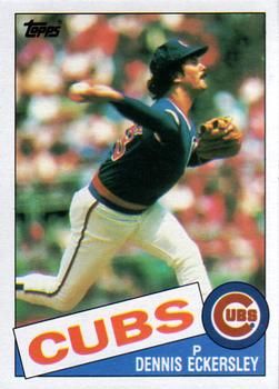 1986 Topps Dennis Eckersley Chicago Cubs #538
