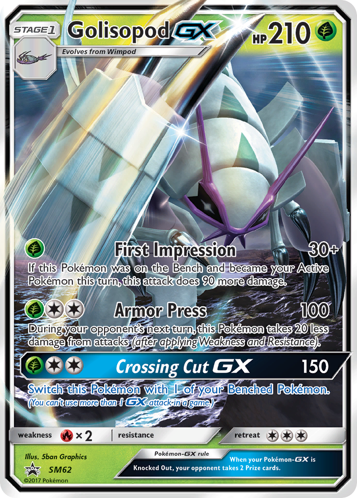 Golisopod GX (SM62) - SM Black Star Promos Pokémon Card