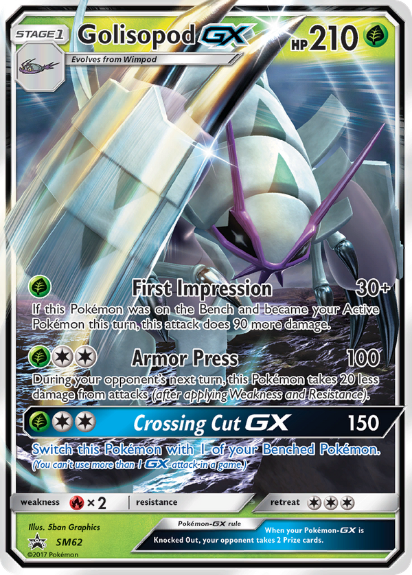 Golisopod GX (SM62) - SM Black Star Promos