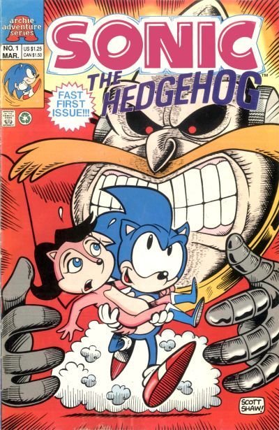 Sonic The Hedgehog #1 Comic