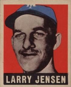 Larry Jansen 1948 Leaf #56 Sports Card
