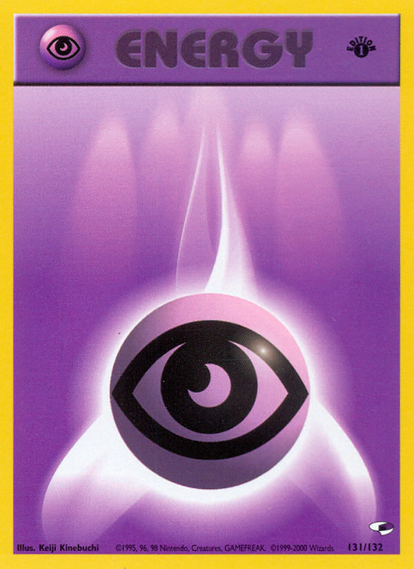 Psychic Energy (131/132) - Gym Heroes (1st Edition) Pokémon Card