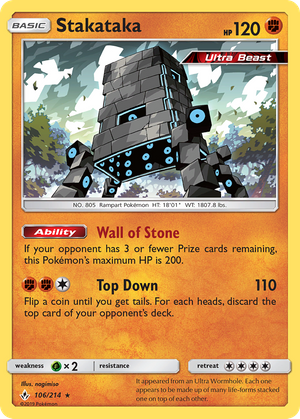 Stakataka (106/214) - Unbroken Bonds