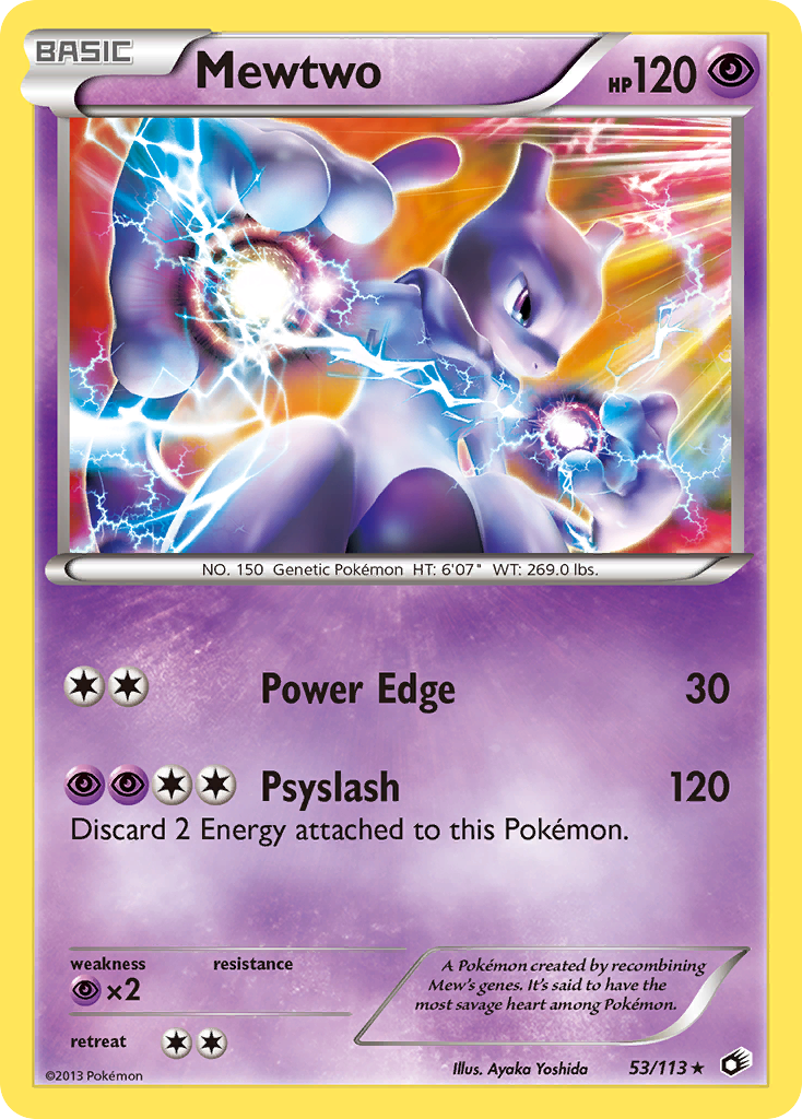 Mewtwo (53/113) - Legendary Treasures Pokémon Card