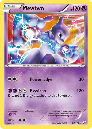 Mewtwo (53/113) - Legendary Treasures