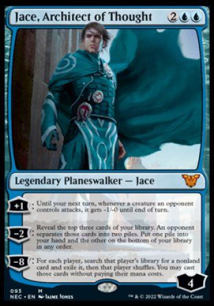 Jace, Architect of Thought (Kamigawa Neon Dynasty Commander Decks) Trading Card