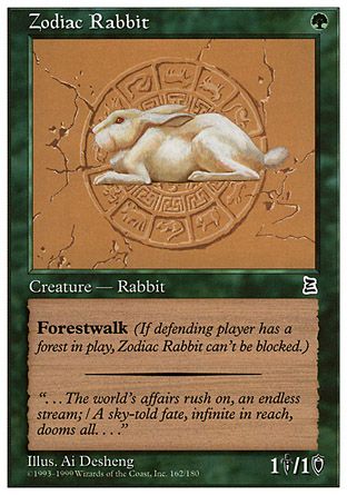 Zodiac Rabbit (Portal Three Kingdoms) Trading Card