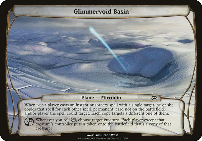 Glimmervoid Basin (Planechase) Trading Card