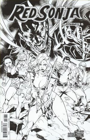 Red Sonja #15 (Cover H 30 Copy Gomez B&w Cover)